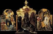 El Greco The Modena Triptych oil painting reproduction